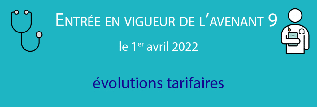 avenant 9 évolutions tarifaires