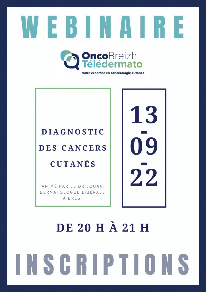 Webinaire OncoBreizh Télédermato septembre 2022