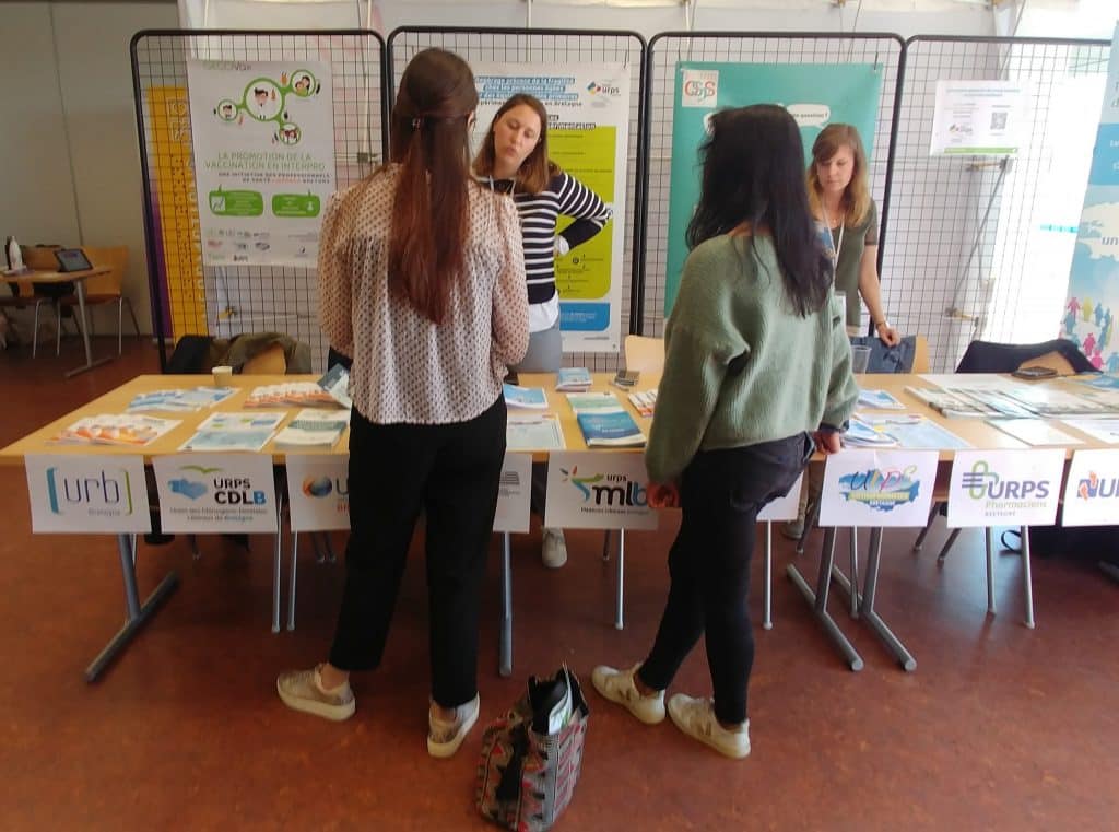 stand inter-URPS de Bretagne aux rencontres annuelles GECO Lib' 2022