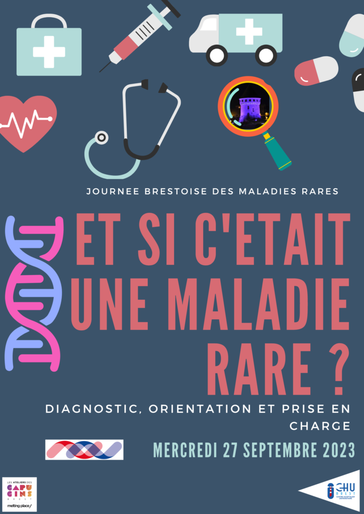 Affiche journée Brestoise des maladies rares septembre 2023