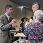 Cédric Fabre sur le stand de l'URPSMLB