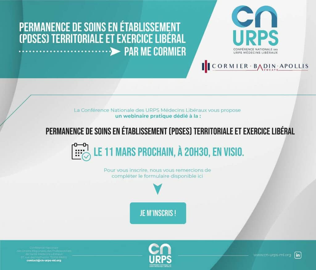 webinaire cn urps PDSES territoriale et exercice libérale